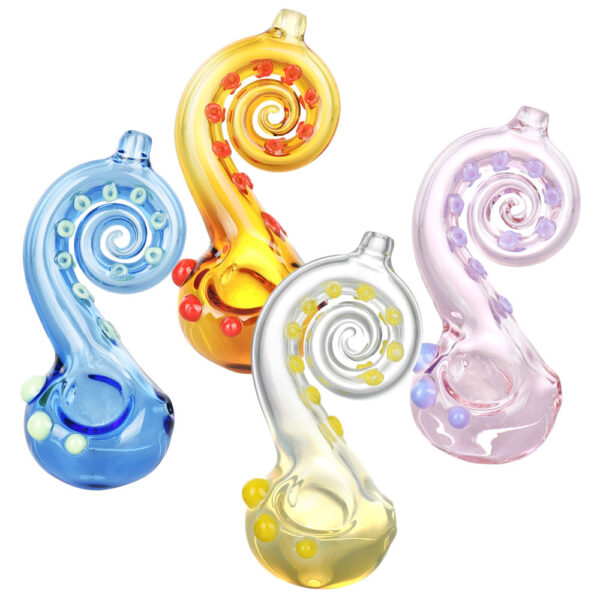 Octopus Hand Pipe – 4.5″ / Colors Vary
