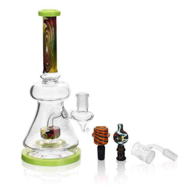 High Society | Pegasi Premium Wig Wag Hybrid Pipe (Green) - Image 5