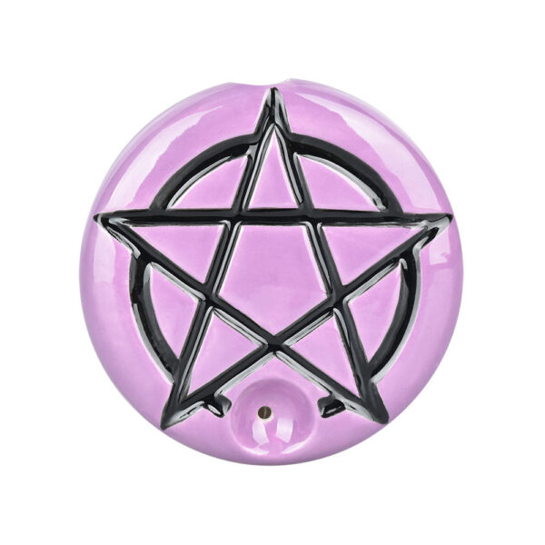 Wacky Bowlz Pentagram Ceramic Hand Pipe | 3.25″