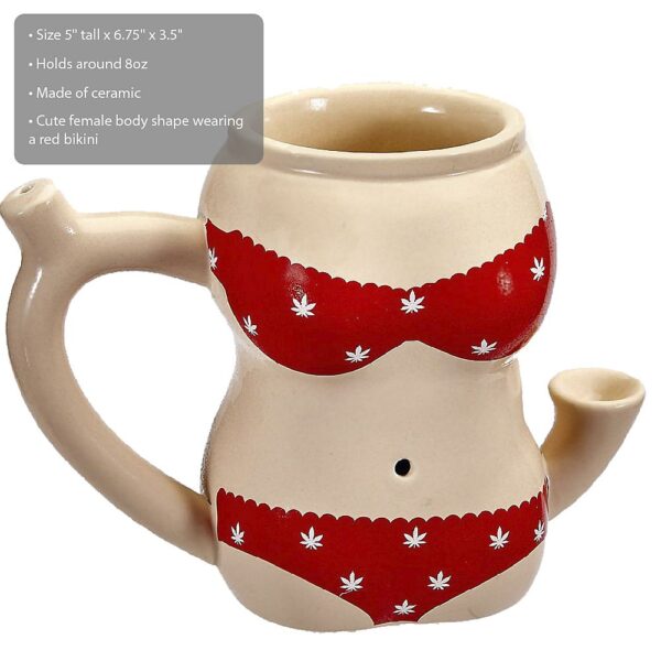 Red bikini mug - Image 2