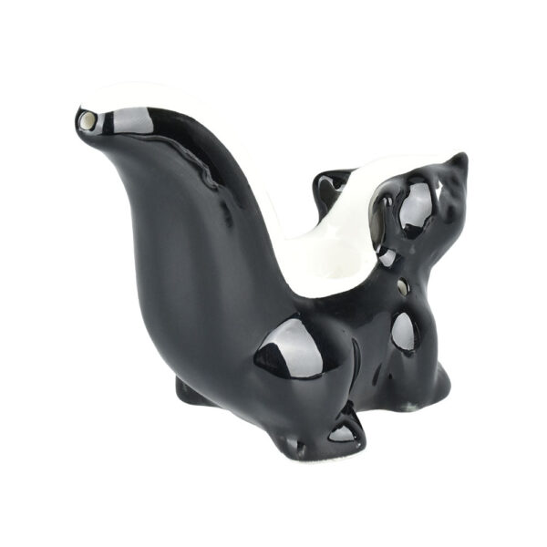 Wacky Bowlz Skunk Ceramic Hand Pipe | 4.5″ - Image 2