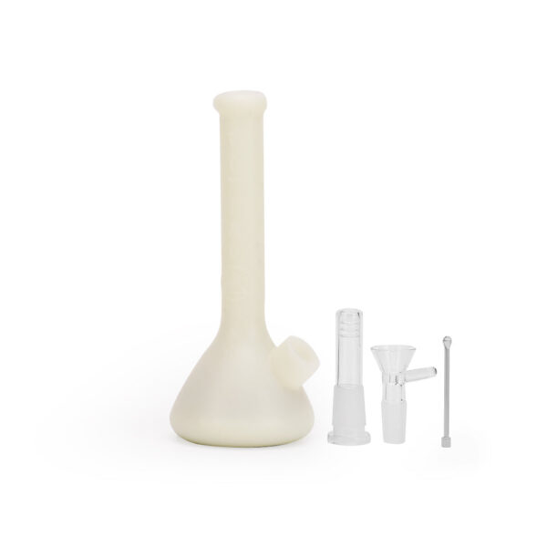 Ritual – 7.5” Deluxe Silicone Mini Beaker – UV Titanium White