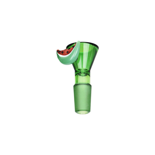 Pulsar Fruit Series Watermelon Zkittles Herb Pipe Glow Duo – 10″ / 14mm F - Image 9
