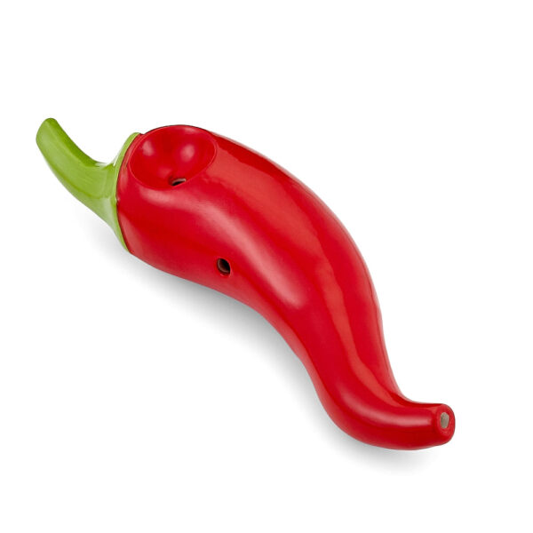 mini chili pepper pipe – red