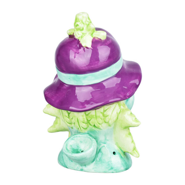 Zooted Alien Ceramic Hand Pipe – 8″ - Image 2
