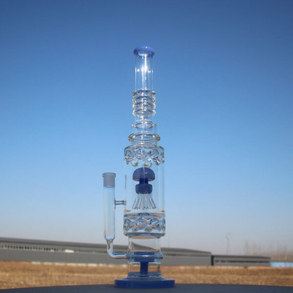 19.5″ Jellyfish Sprinkler & Matrix Perc Glass Water Pipe - Image 2