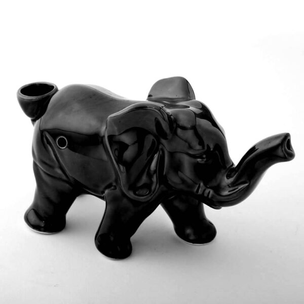 Elephant Novelty Pipe – Black Color
