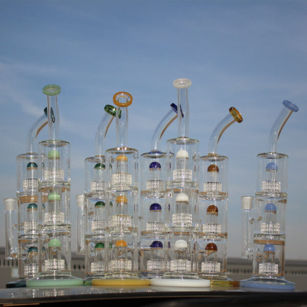 15″ Triple Matrix Percolator Glass Water Pipe