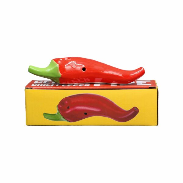 mini chili pepper pipe – red - Image 6