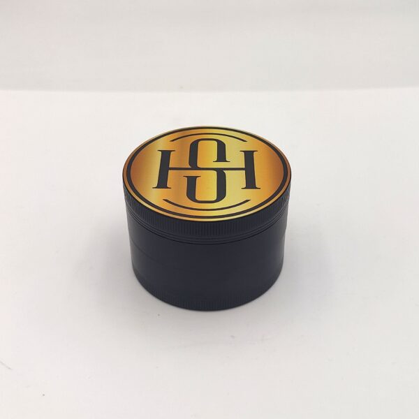 High Society – 4 PC 63mm Ceramic Teflon Coated Grinder – Gold - Image 2