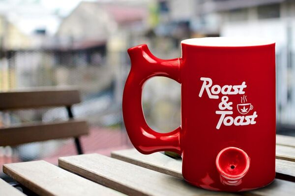 Red Premium Roast & Toast Mug - Image 4
