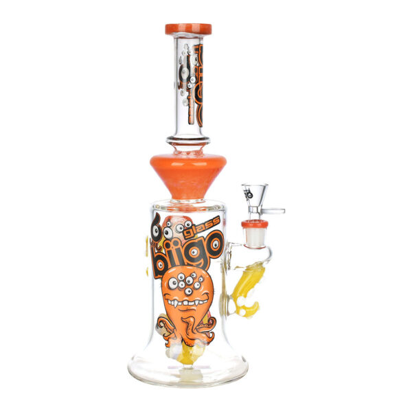 BIIGO Crazy Octopus w/ Eyeball Water Pipe – 12.25″ / 14mm F - Image 7