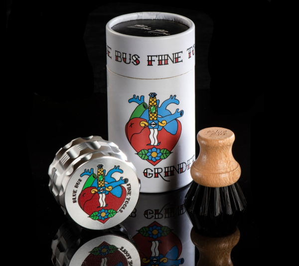 Bluebus GA 2.5 Inch Grinder Silver (Old School Edition) - Image 9