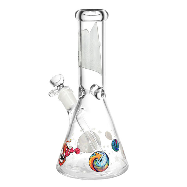Pulsar Full Wrapped Beaker Water Pipe -10.5″/14mm F/Psychedelic Spaceman - Image 2