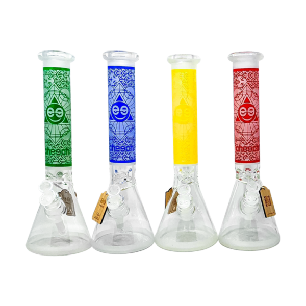 Cheech Glass 13″ Blasted Cheech Pattern Beaker