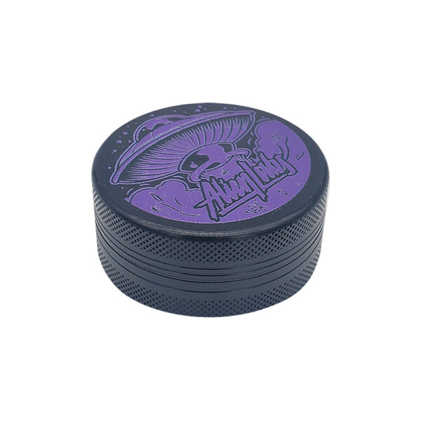 Alien Labs Aluminum Grinder – Purple Ship / 2pc / 2.25″