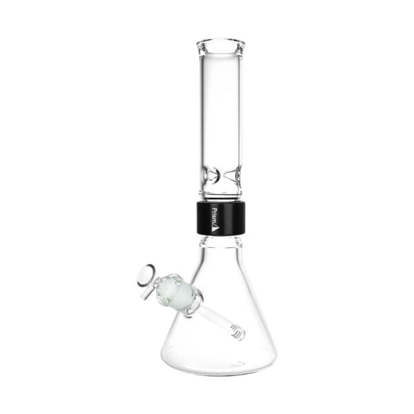 Prism Standard Beaker Single Stack Water Pipe | 14″ | 14mm F | Clear - Image 3