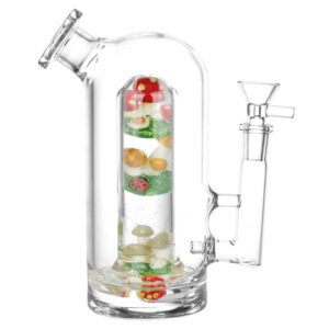 Fungi, Flora, & Fauna, Oh My! Glass Water Pipe – 7″ / 14mm F