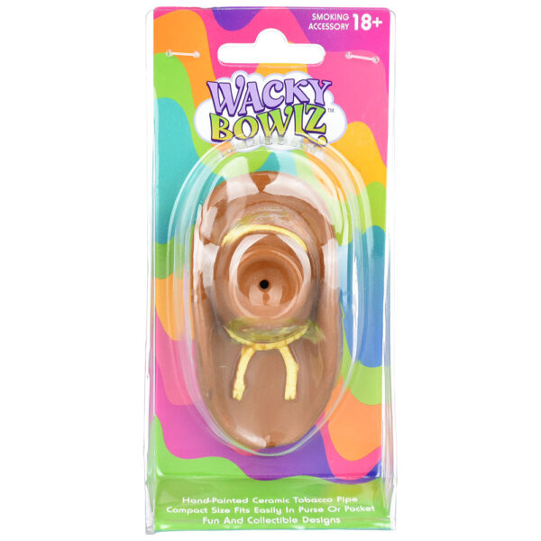 Wacky Bowlz Cowboy Hat Ceramic Pipe – 4″ - Image 4