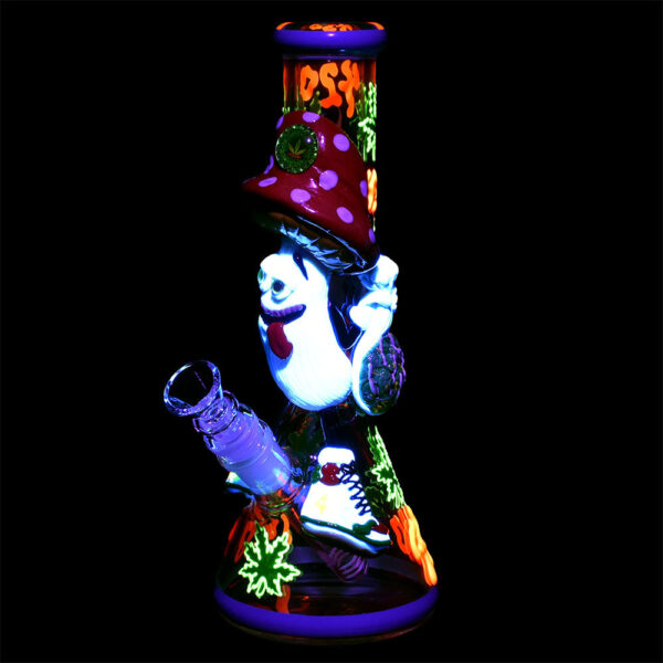 Stoney Shroom Bro 3D Painted Water Pipe | 10.25″ | 14mm F - Image 4
