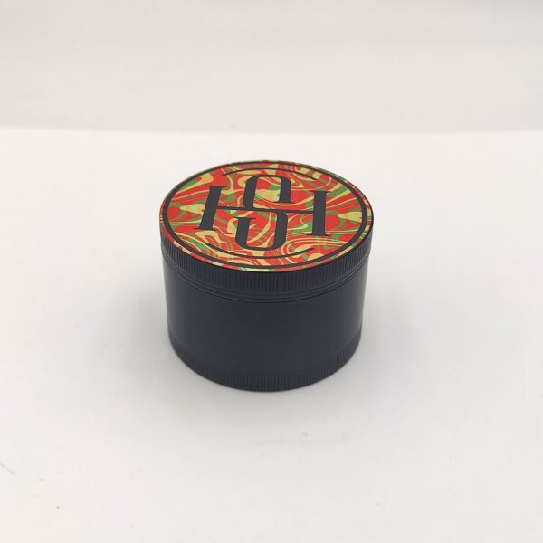 High Society – 4 PC 50mm Ceramic Teflon Coated Grinder – Rasta