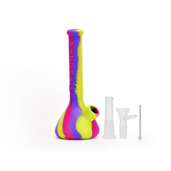 Ritual – 7.5” Deluxe Silicone Mini Beaker – Miami Sunset