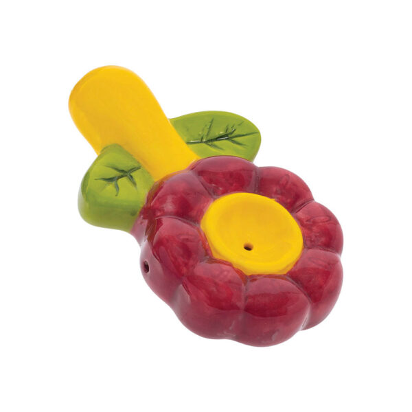 Wacky Bowlz Flower Ceramic Pipe | 3.5″ - Image 4