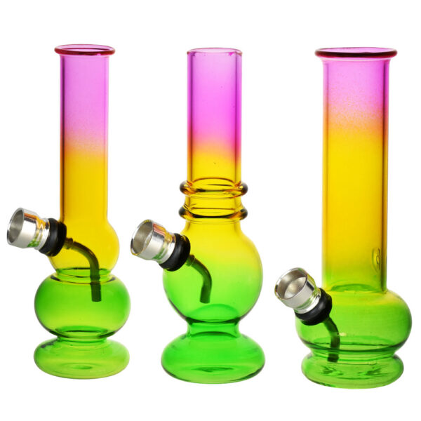 Sunset Ombre Glass Mini Water Pipe – 5.75″/Grommet/Styles Vary