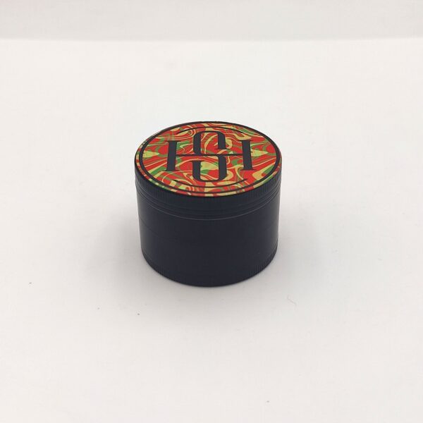 High Society – 4 PC 63mm Ceramic Teflon Coated Grinder – Rasta