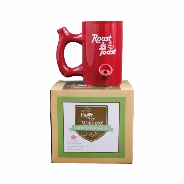 Red Premium Roast & Toast Mug - Image 8
