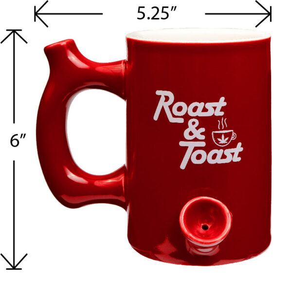 Red Premium Roast & Toast Mug - Image 7