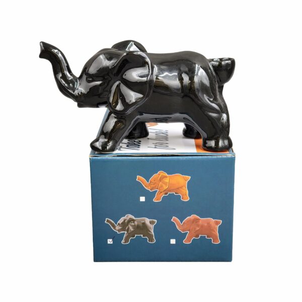Elephant Novelty Pipe – Black Color - Image 9