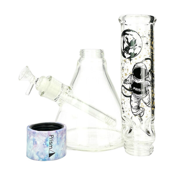 Prism Spaced Out Standard Beaker Single Stack Water Pipe – 14″/14mm F - Image 2
