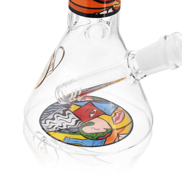 Ritual Smoke – Atomic Pop 8″ Glass Beaker – Lips - Image 3