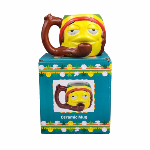 Rasta Emoji Mug Pipe - Image 4