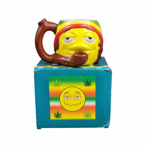 Rasta Emoji Mug Pipe - Image 7
