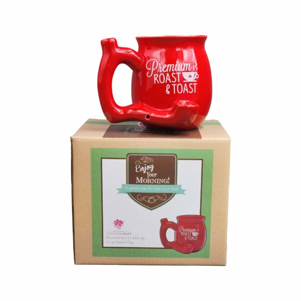 Premium Roast & Toast Mug – Red - Image 4