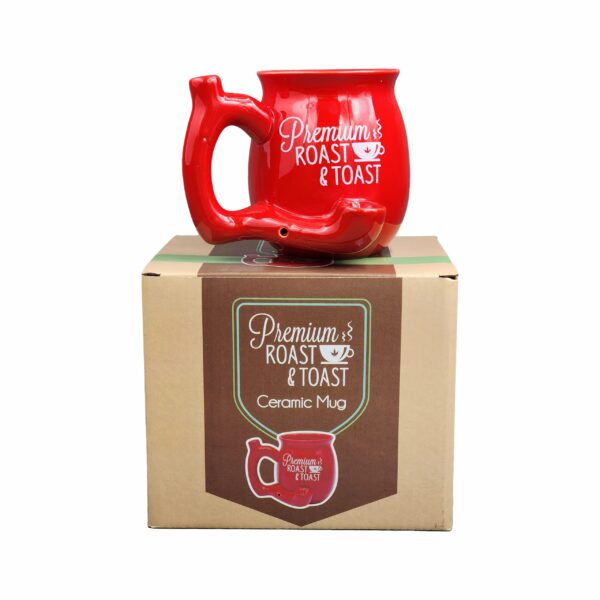 Premium Roast & Toast Mug – Red - Image 5