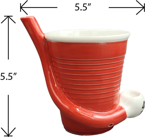Beer Pong Pipe Mug - Image 3
