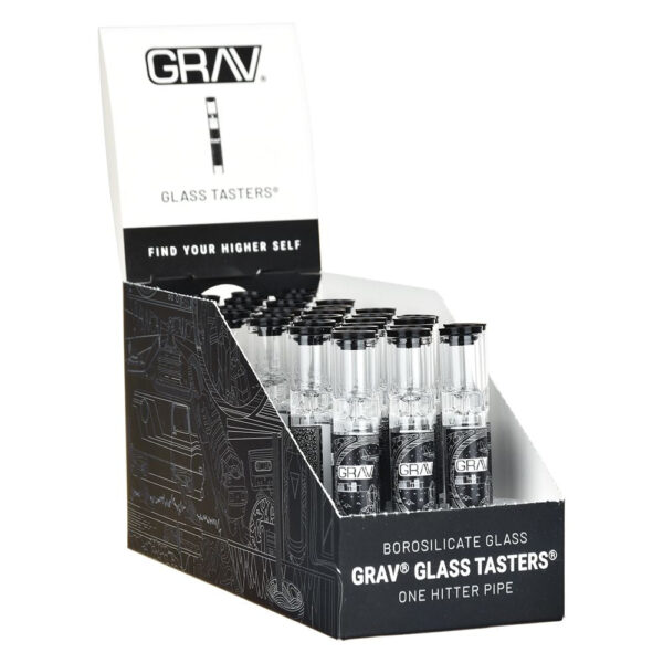 30CT Display – GRAV Glass Tasters – 3″ / 12mm