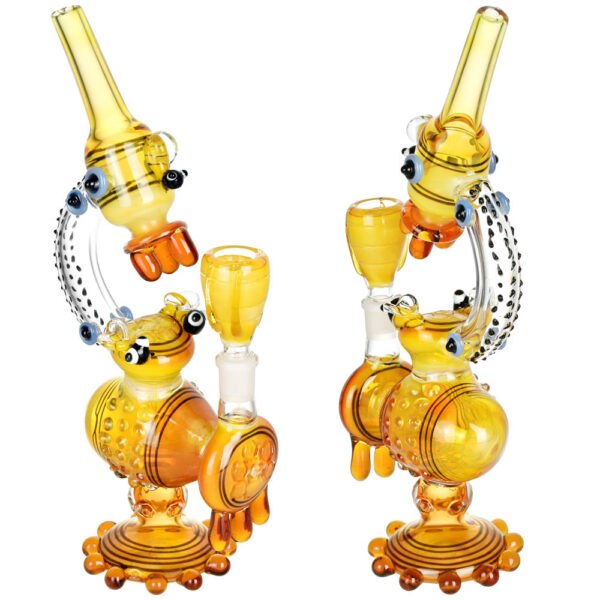 Bee Microscope Water Pipe – 11″ / 14mm F