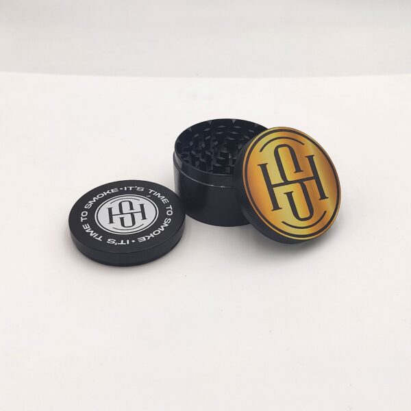 High Society – 4 PC 63mm Ceramic Teflon Coated Grinder – Gold - Image 8