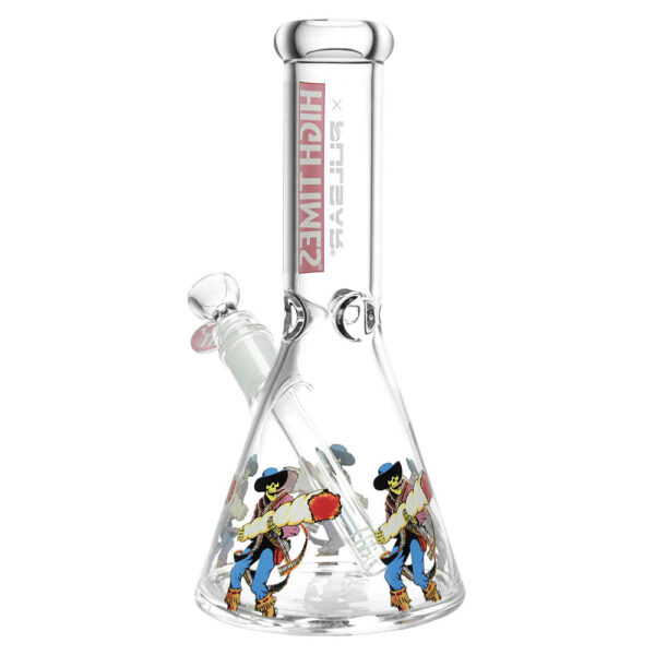 High Times x Pulsar Beaker Water Pipe – Cowboys / 10.5″ / 14mm F - Image 2