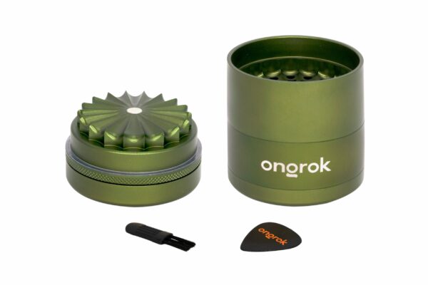 Ongrok Mini 5 Piece, Flower Petal Toothless Grinder (2.2 inch) - Image 3
