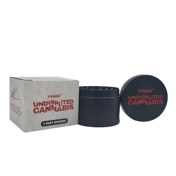 TYSON 2.0 Aluminum Grinder – Undisputed Cannabis / 4pc / 2.25″ - Image 2