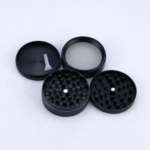 Large 4 Piece Zinc Alloy Metal Grinder - Image 7