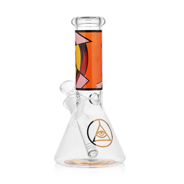 Ritual Smoke – Atomic Pop 8″ Glass Beaker – Blue Eyes - Image 3