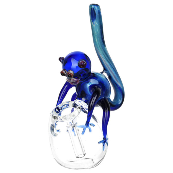 Blue Monkey Bubbler Pipe – 5.75″