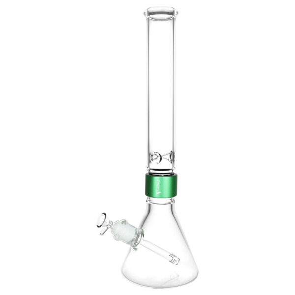 Prism Tall Beaker Single Stack Water Pipe | 18″ | 14mm F | Clear - Image 8
