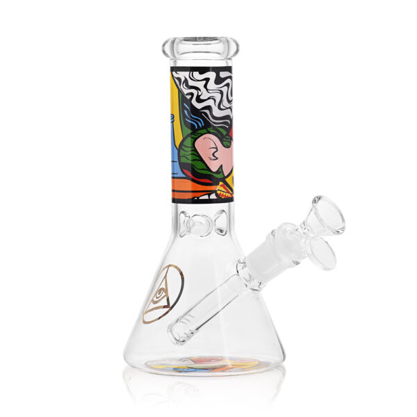 Ritual Smoke – Atomic Pop 8″ Glass Beaker – Lips - Image 2